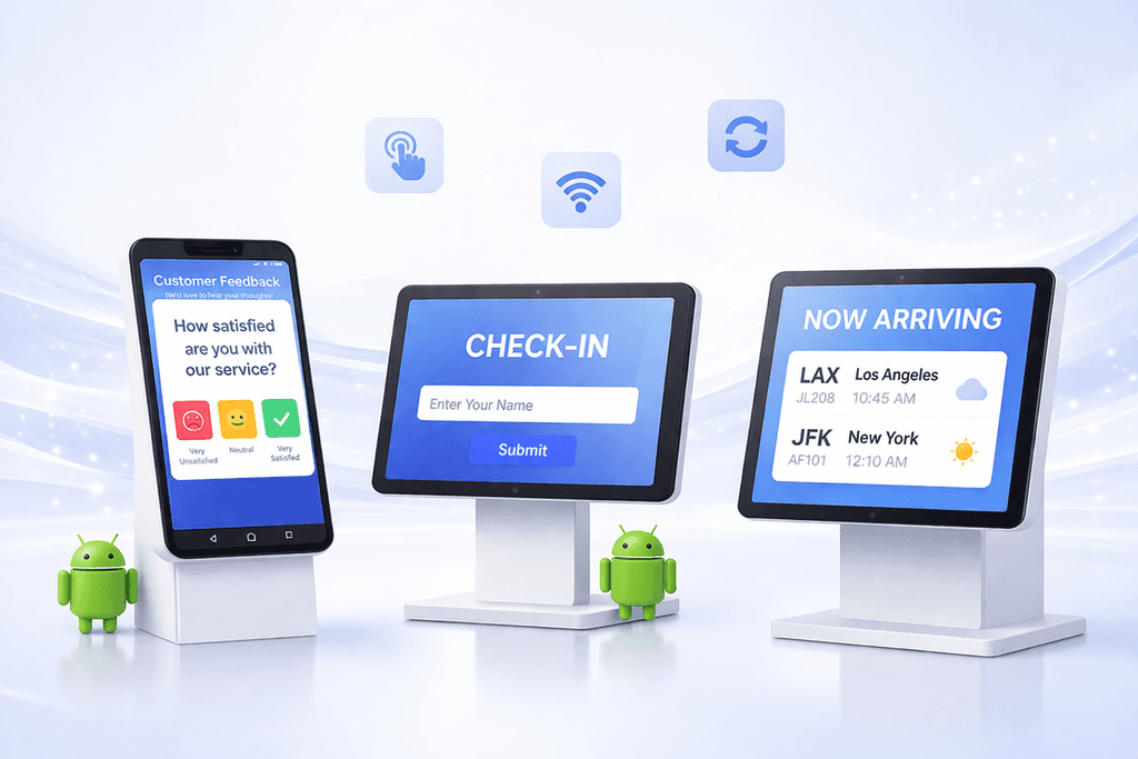 android digital signage software android mobile phone and tablet kiosks