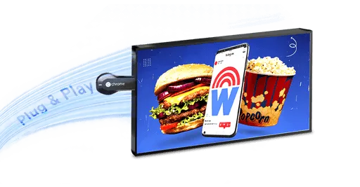 chromecast digital signage software plug and play