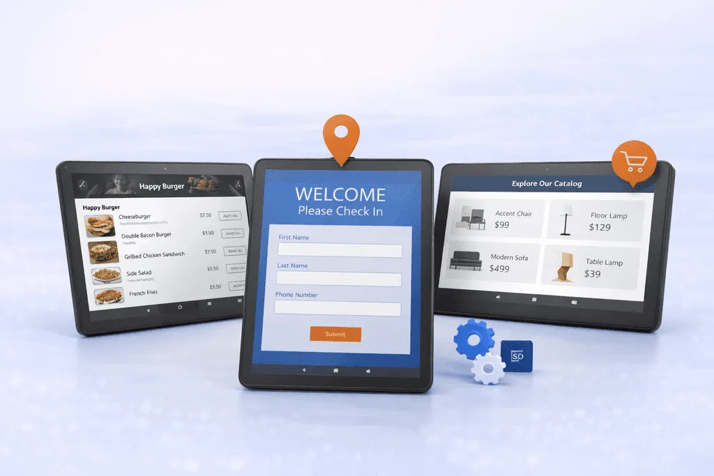 fire tablets del software de señalización digital firestick
