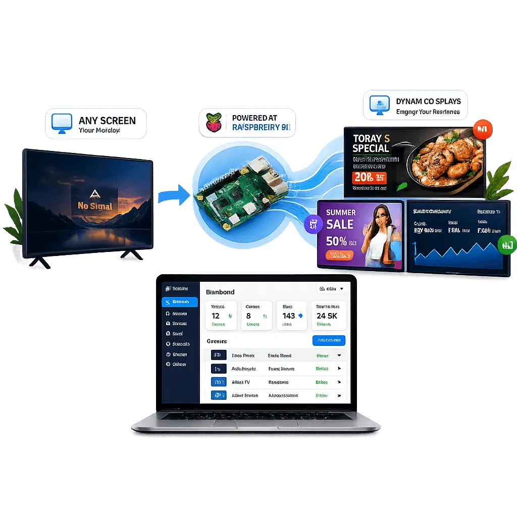 Raspberry Pi digital signage software overview