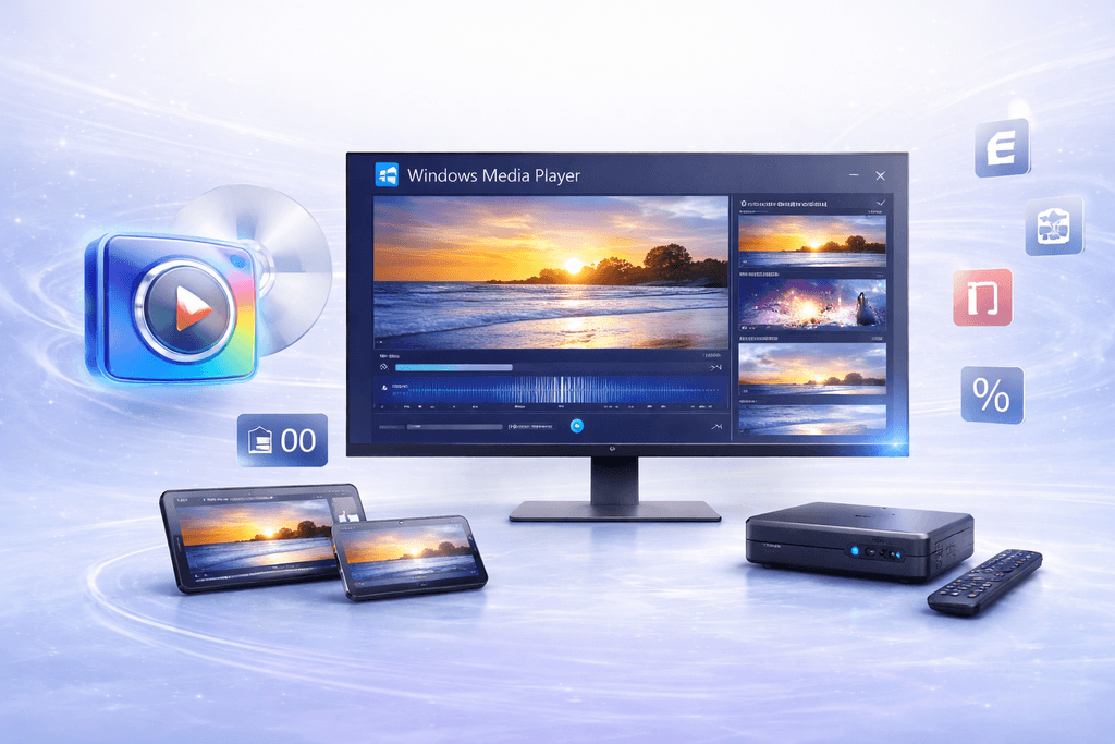 windows digital signage software windows media player