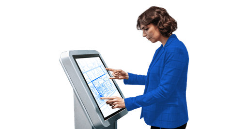 windows digital signage software interactive content support