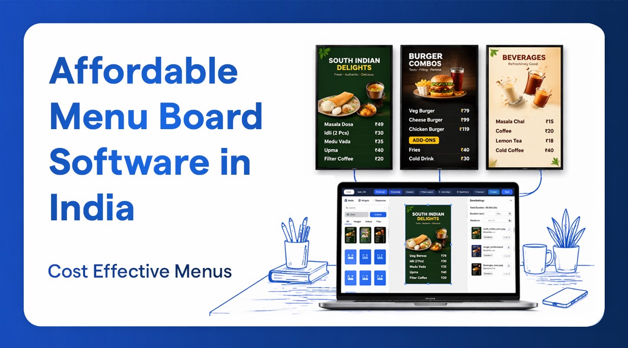 Affordable Menu Board Software in India (2026 Complete Guide)