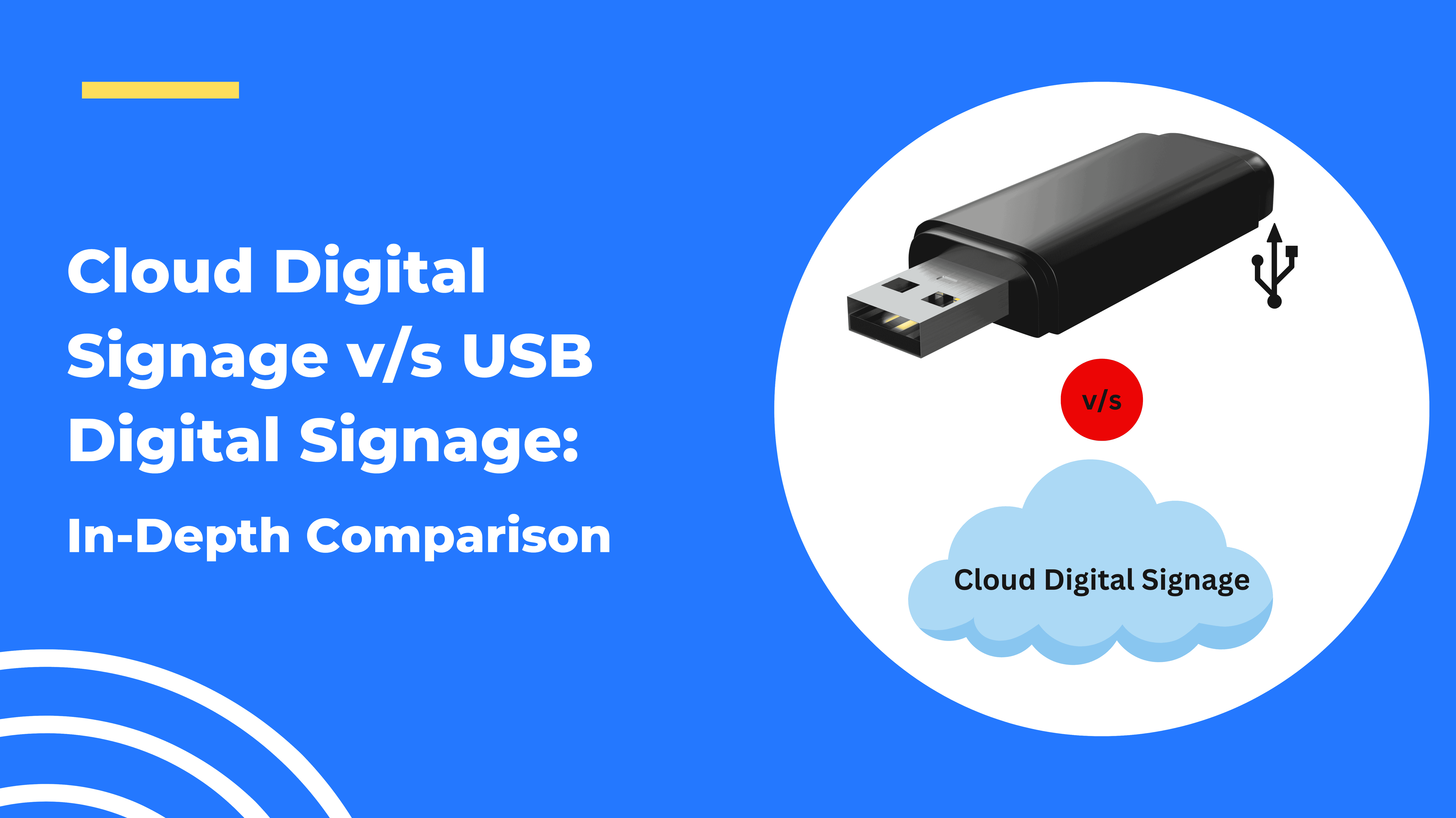Cloud-Based vs. USB-Based Digital Signage Solutions | Wilyer