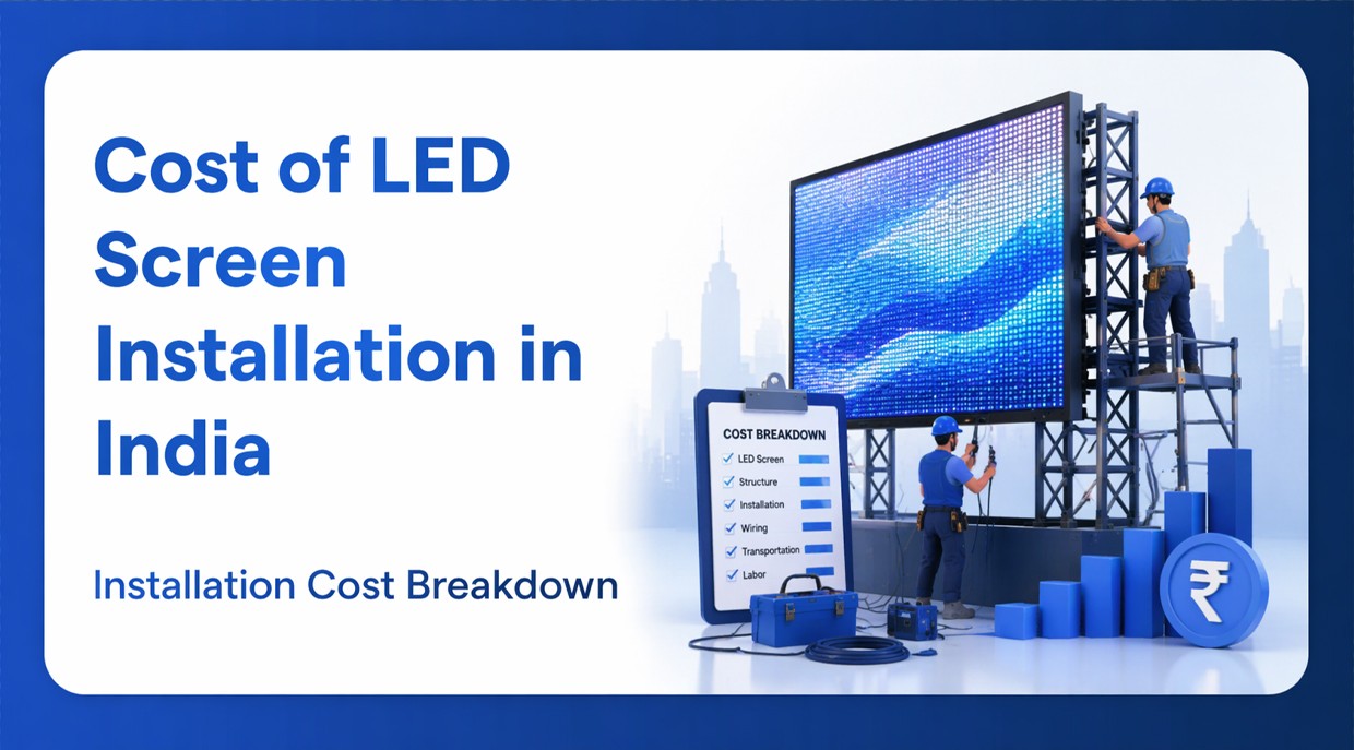Cost of LED Screen Installation in India