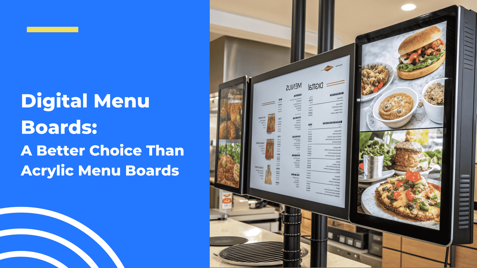 Digital Menu Board Advantages for Restaurants