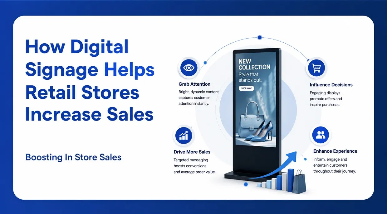 How Digital Signage Helps Retail Stores Increase Sales