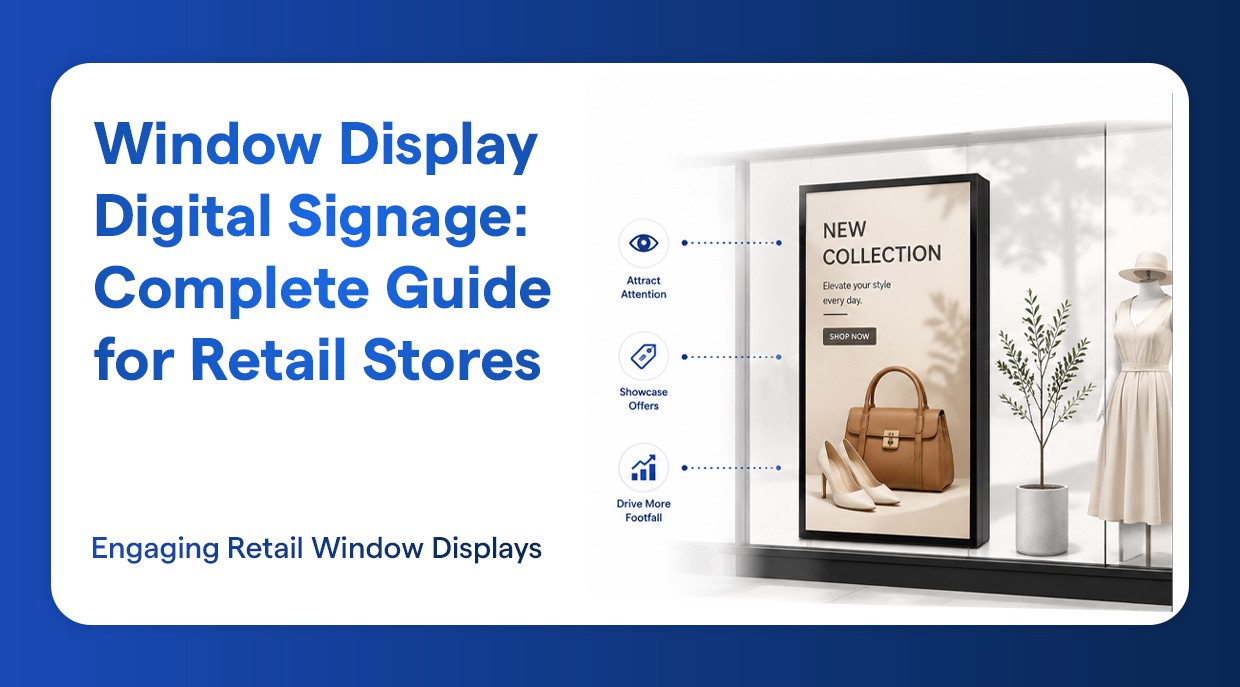 Window Display Digital Signage: Complete Guide for Retail Stores