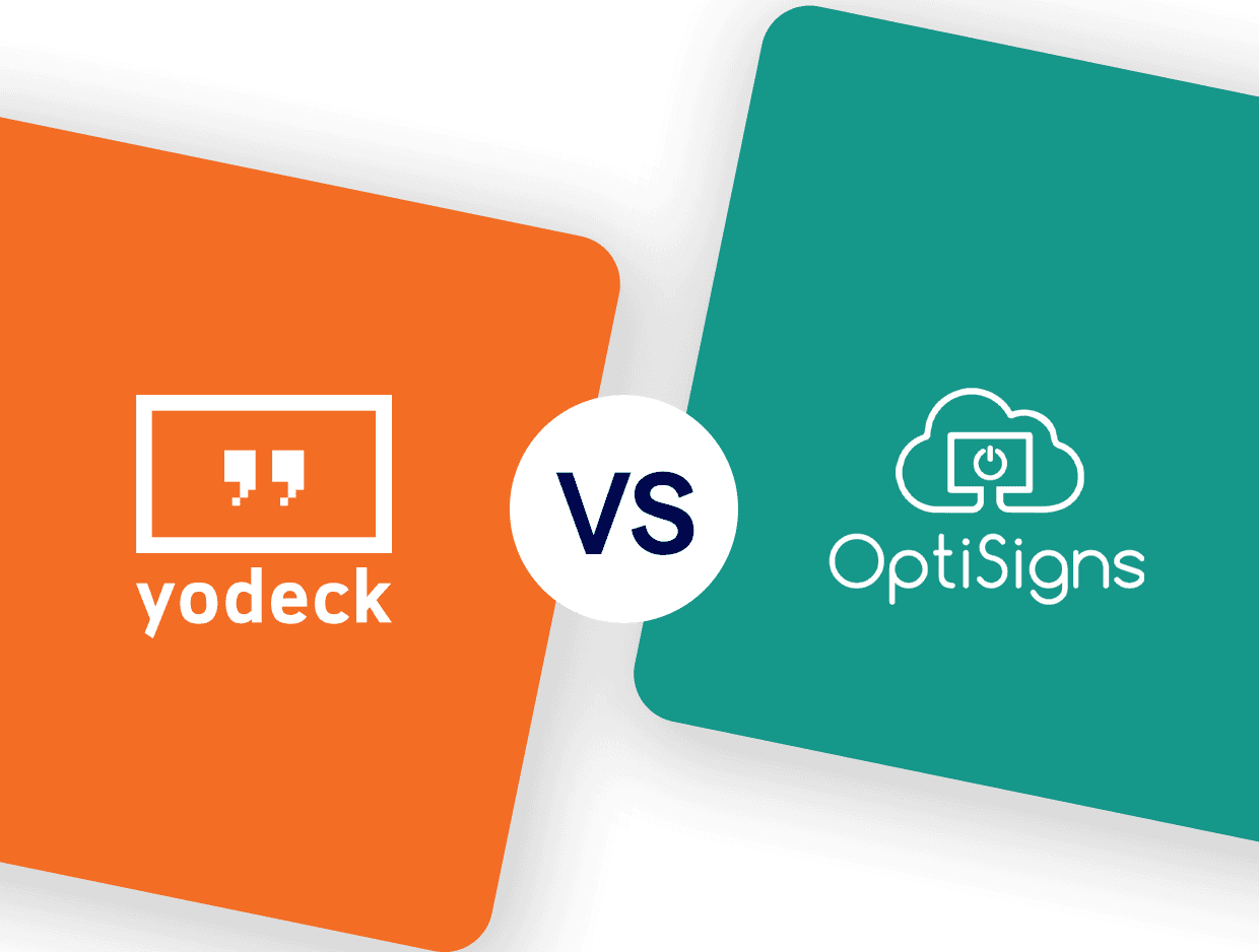Yodeck versus OptiSign - digital signage comparison