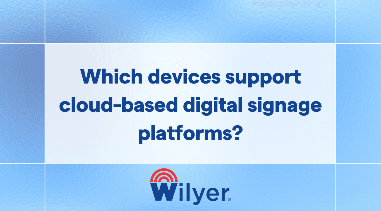 Can digital signage systems run directly on Smart TVs?