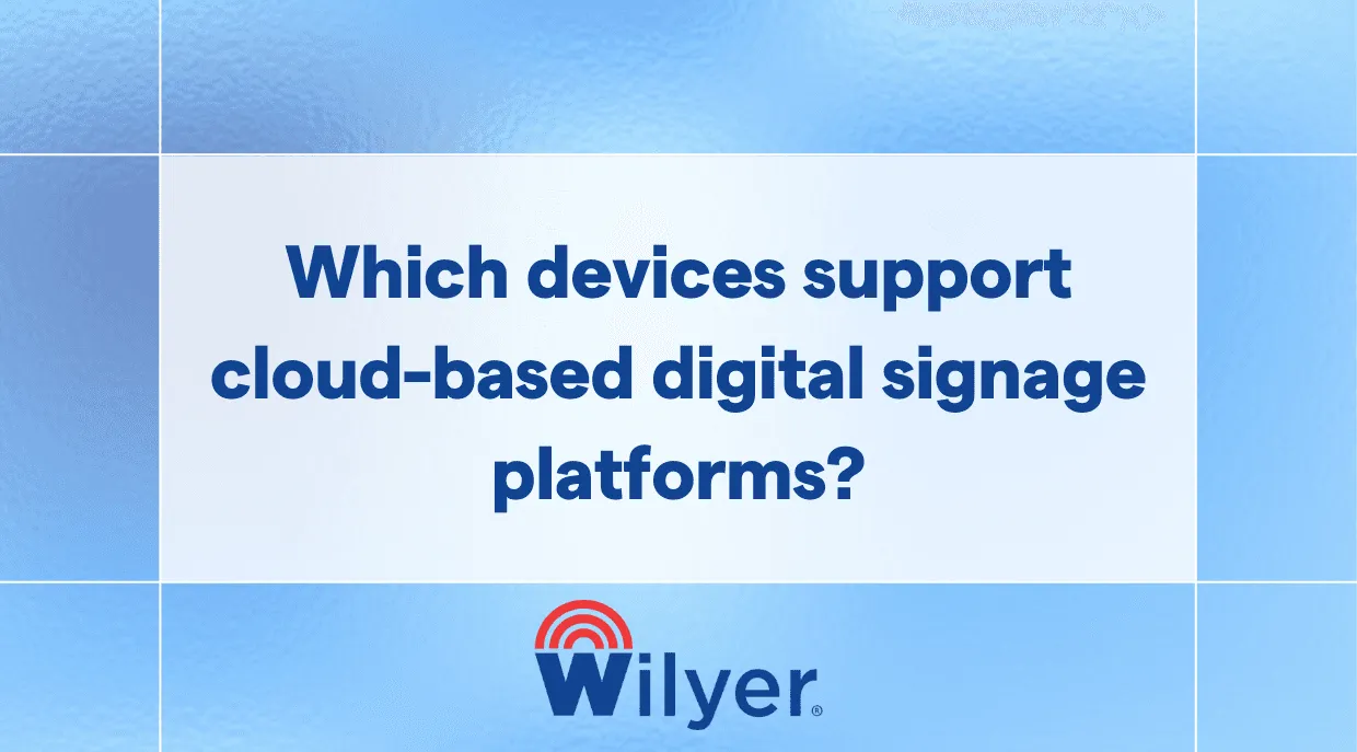 Can digital signage systems run directly on Smart TVs?