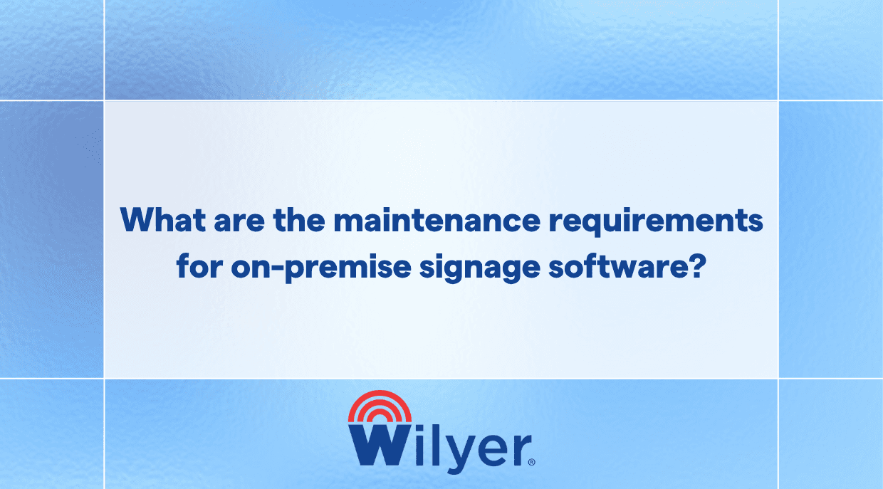 Keep your on-premise signage running efficiently with regular maintenance.