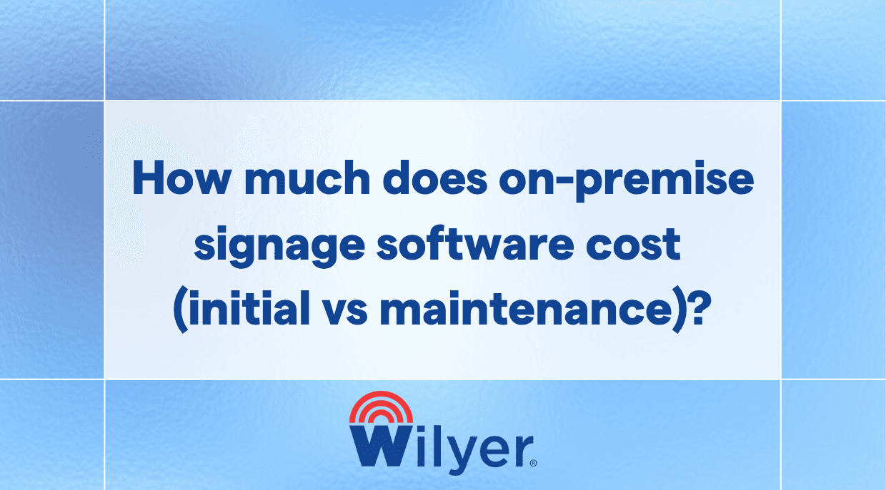 Get a detailed breakdown of on-premise signage pricing and maintenance.