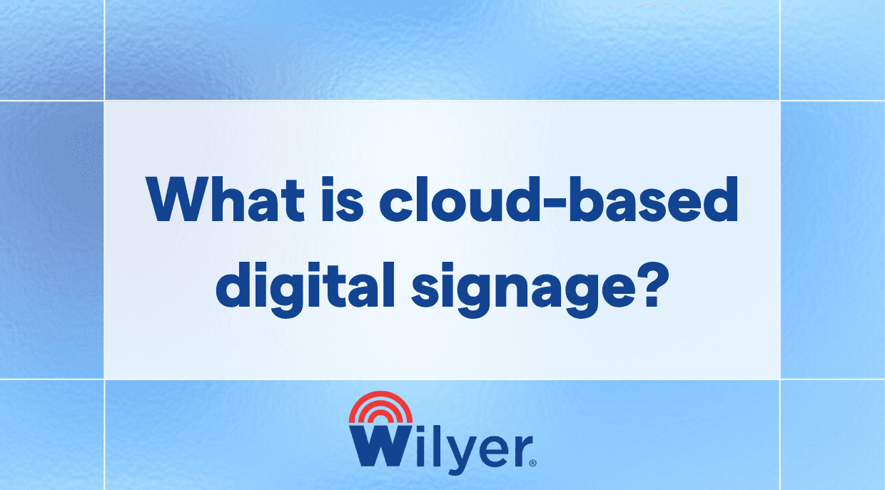 Managing Digital Signage Easily Through the Cloud