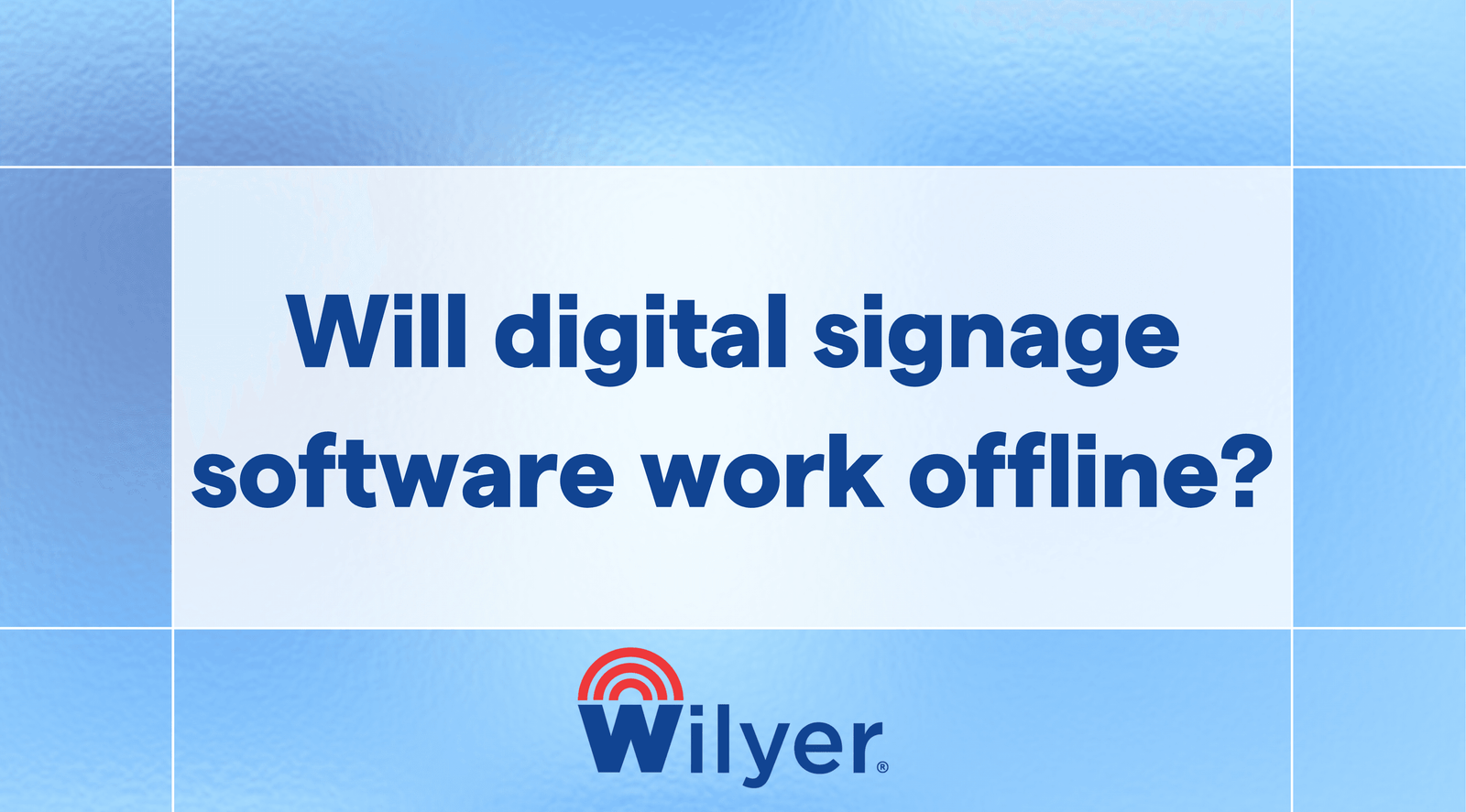 How Digital Signage Works Without Internet Using Offline Playback