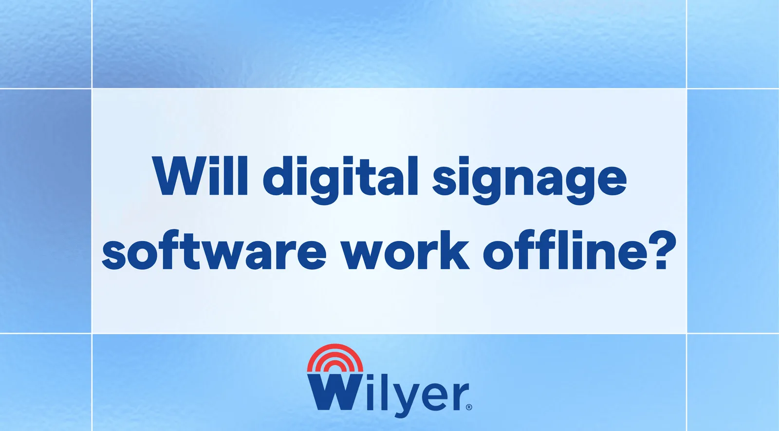 How Digital Signage Works Without Internet Using Offline Playback