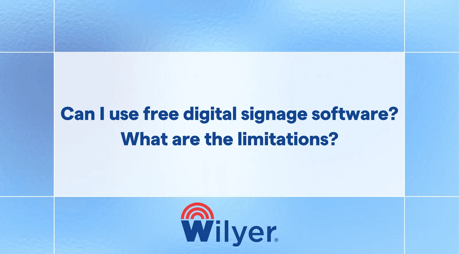 Free vs paid digital signage software explained.