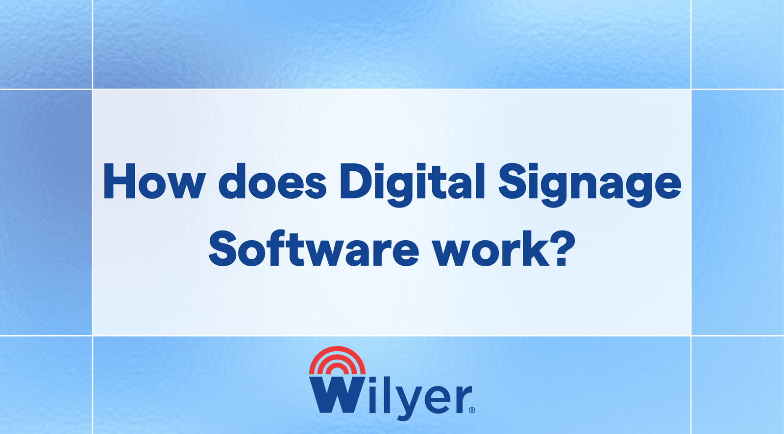 Learn how digital signage software powers screens with dynamic content.