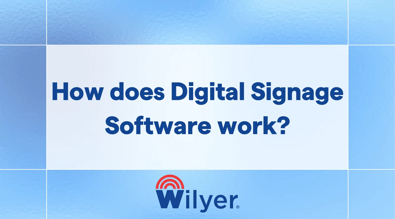 Learn how digital signage software powers screens with dynamic content.