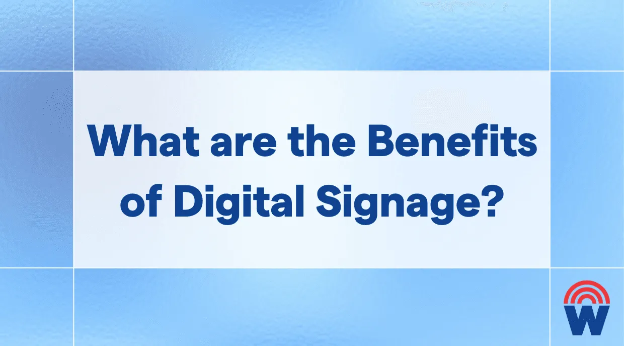 Explore the key benefits of digital signage, from boosting customer engagement and saving costs to enabling real-time updates and interactive experiences.