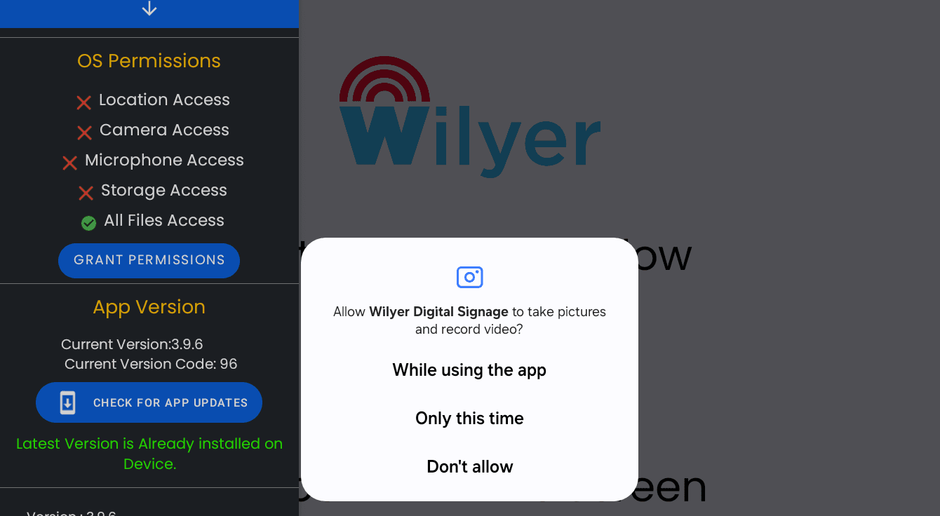 Wilyer guide image