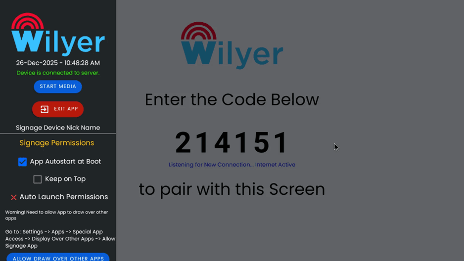 Wilyer guide image
