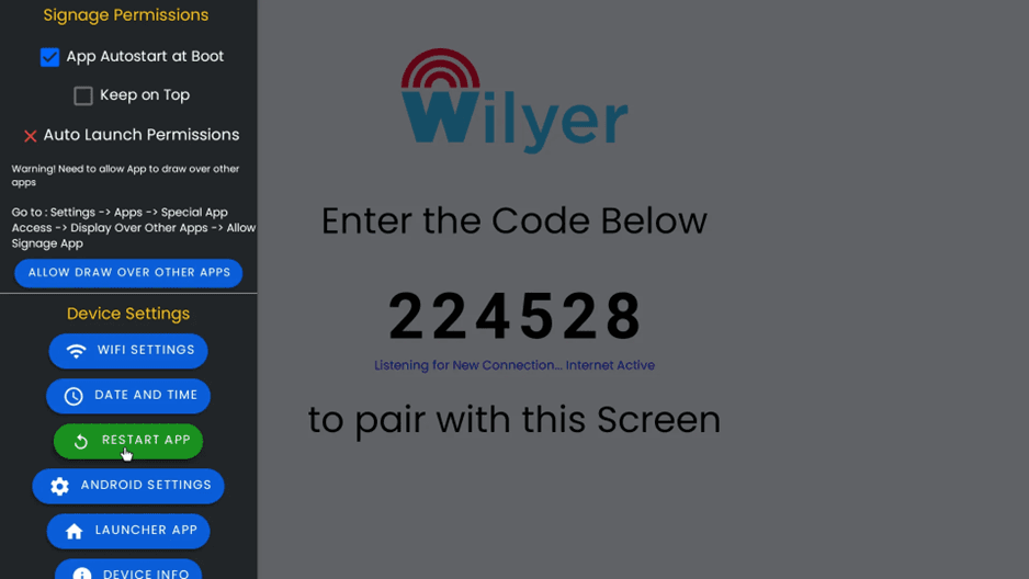 Wilyer guide image