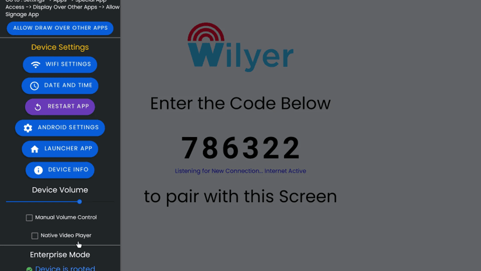 Wilyer guide image