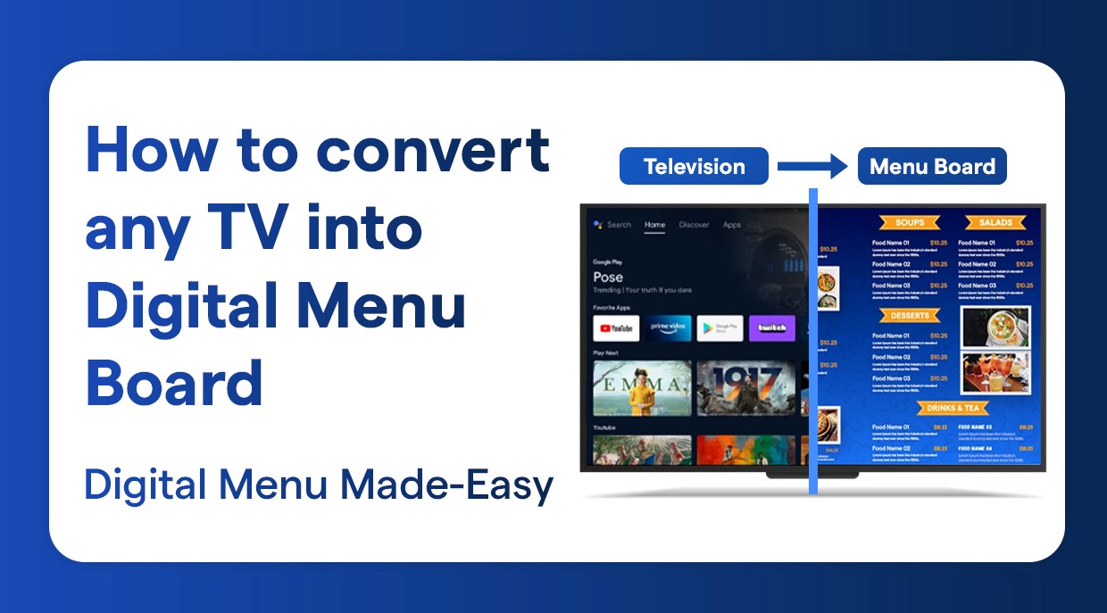 How to Convert Any TV into a Digital Menu Board