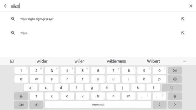 Wilyer guide image