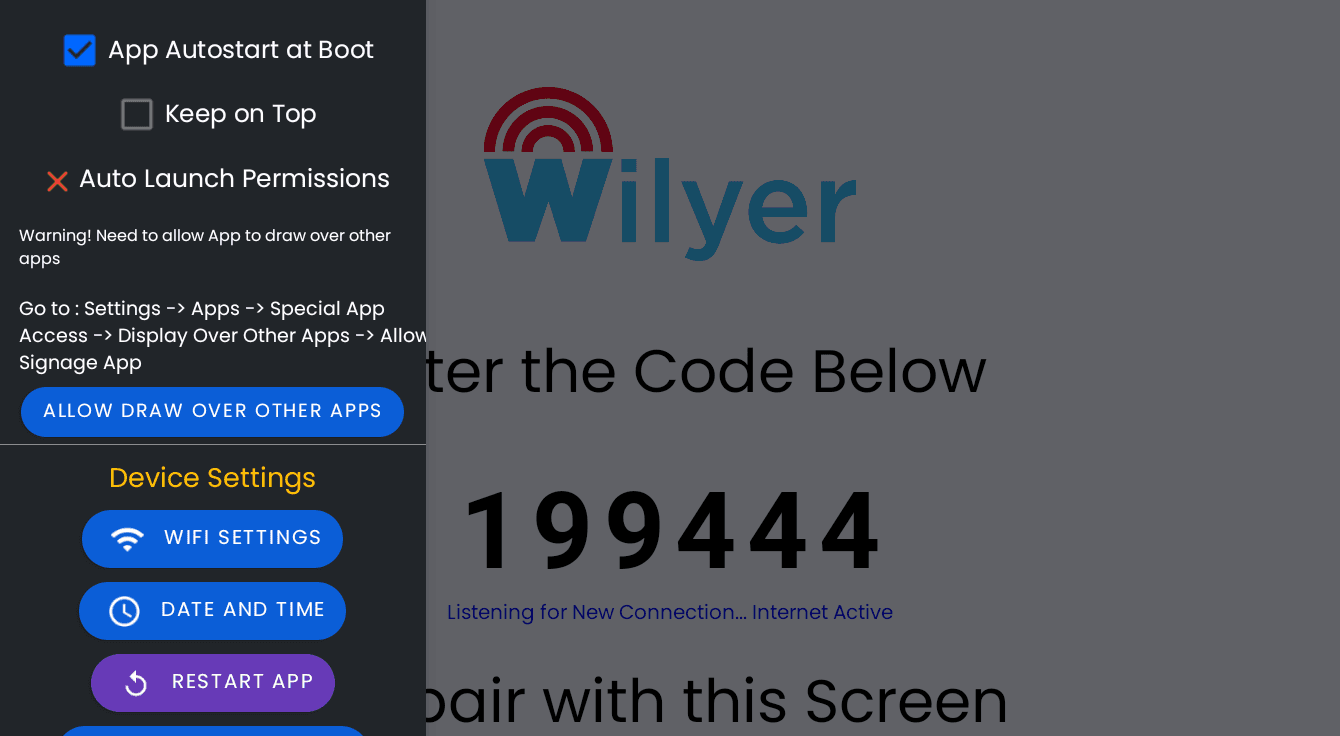 Wilyer guide image