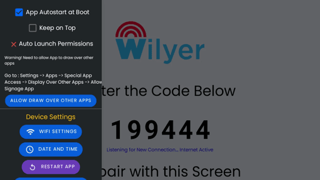 Wilyer guide image