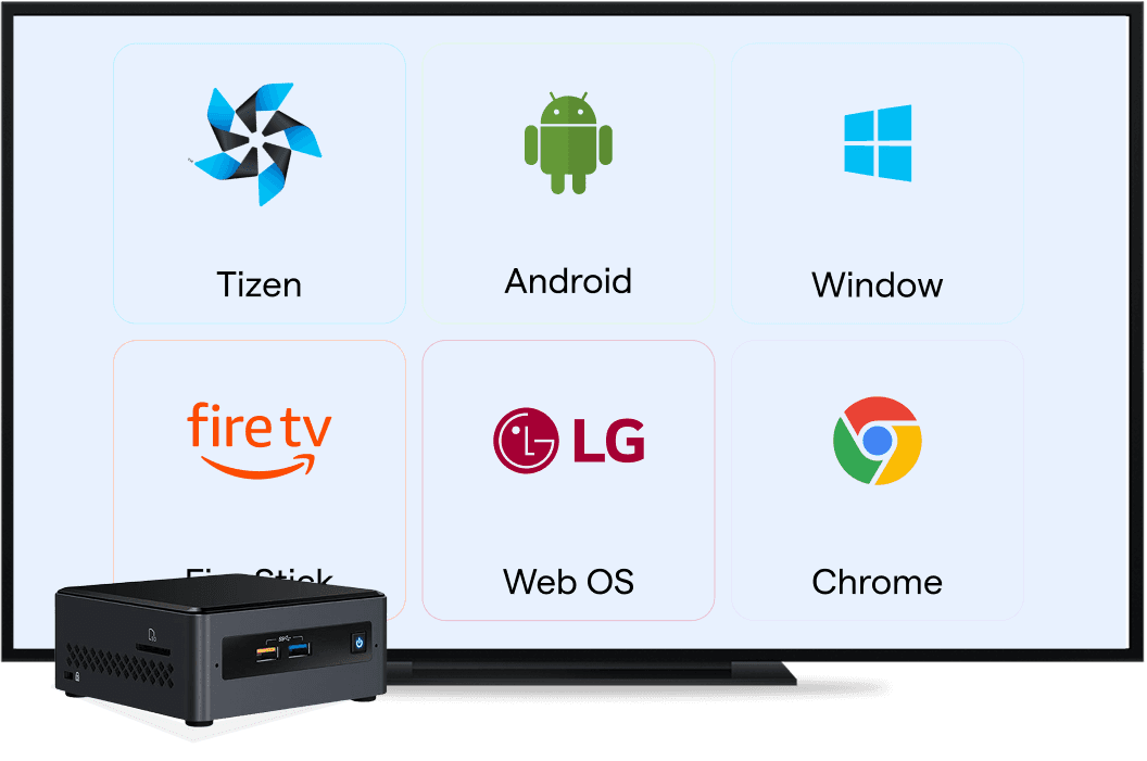 Download the Wilyer app on Tizen, Android, Windows, Fire TV, LG webOS or Chrome