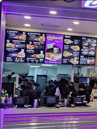 Taco Bell Malaysia - Más de 200 pantallas en 50 tiendas