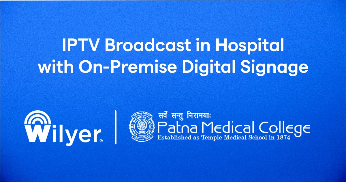 IPTV Broadcast Across Hospital Departments via On-Premise Digital Signage Solution
