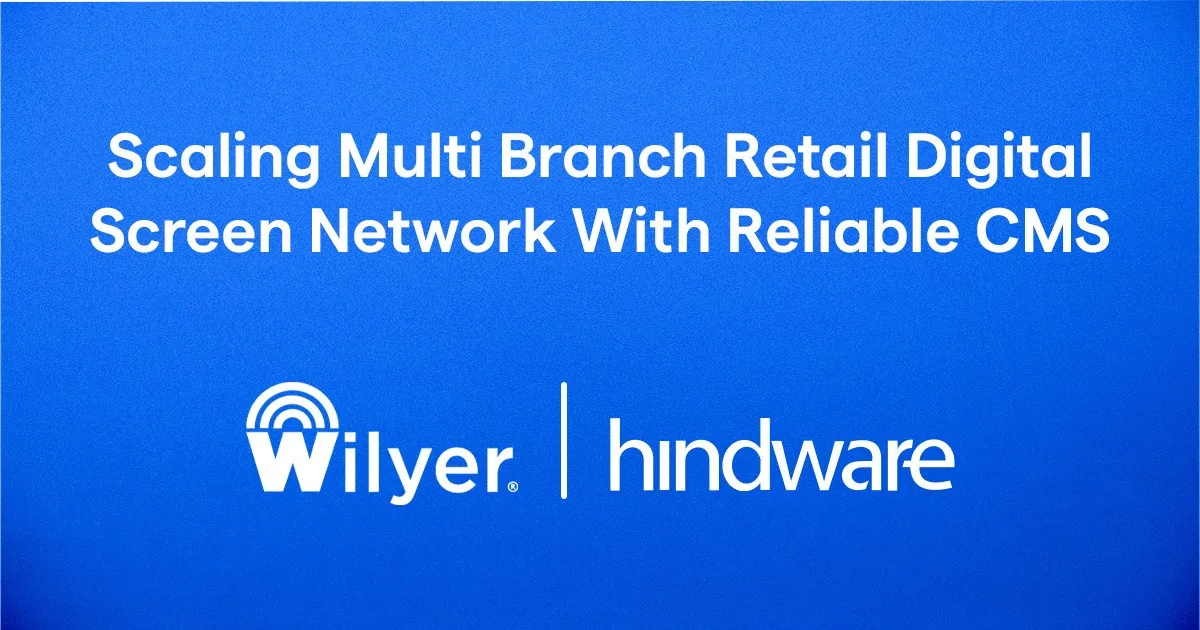 Hindware x Wilyer – Transforming Brand Communication with Digital Signage - Wilyer