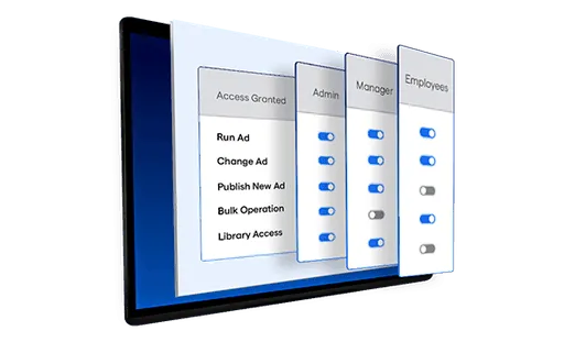restaurant digital signage software easy team access management among branch managers