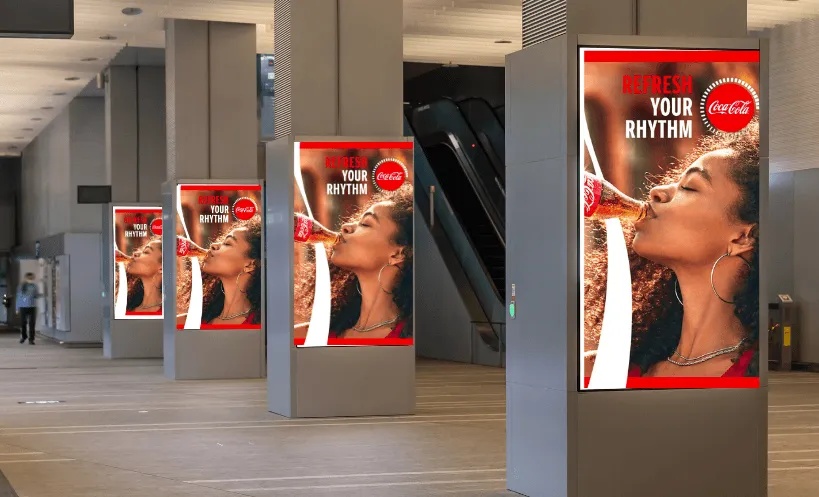 publicidad dooh en aeropuertos