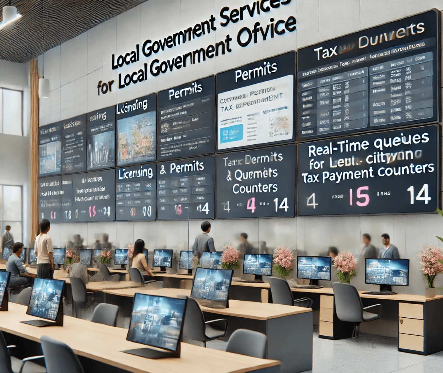 digital signage software for municipal offices