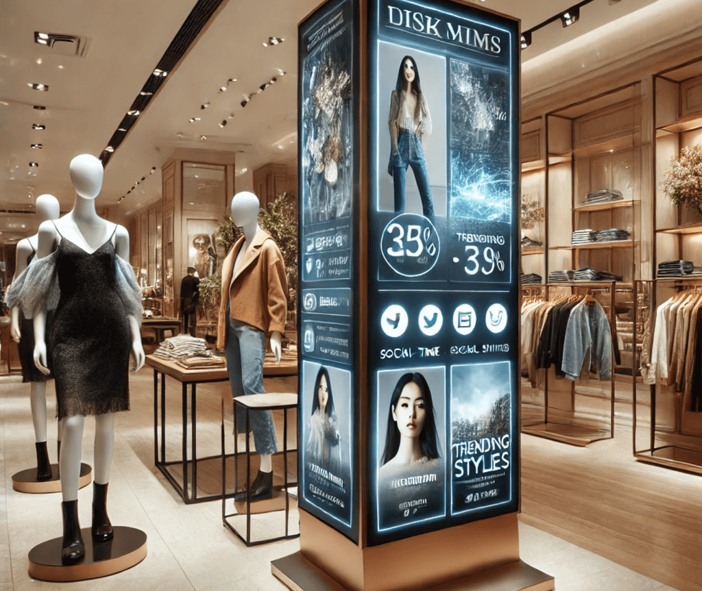 retail digital signage software fashion and apparel