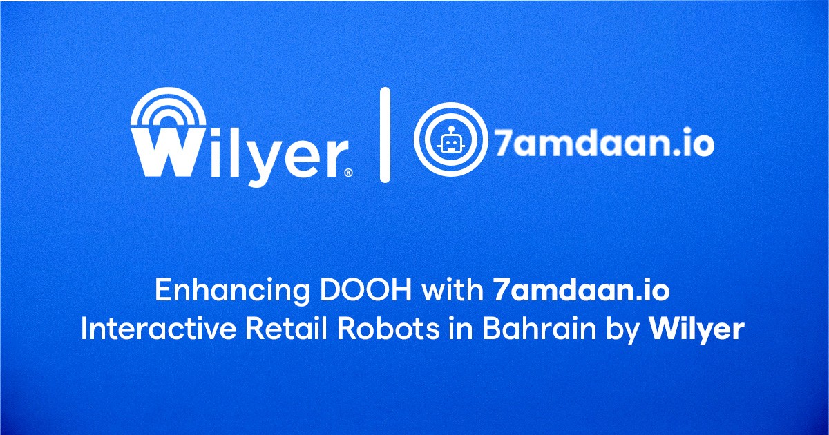 Enhancing Dooh With 7amdaan Io Interactive Retail Robots In Bahrain By Wilyer