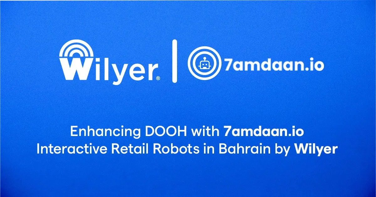 Enhancing Dooh With 7amdaan Io Interactive Retail Robots In Bahrain By Wilyer