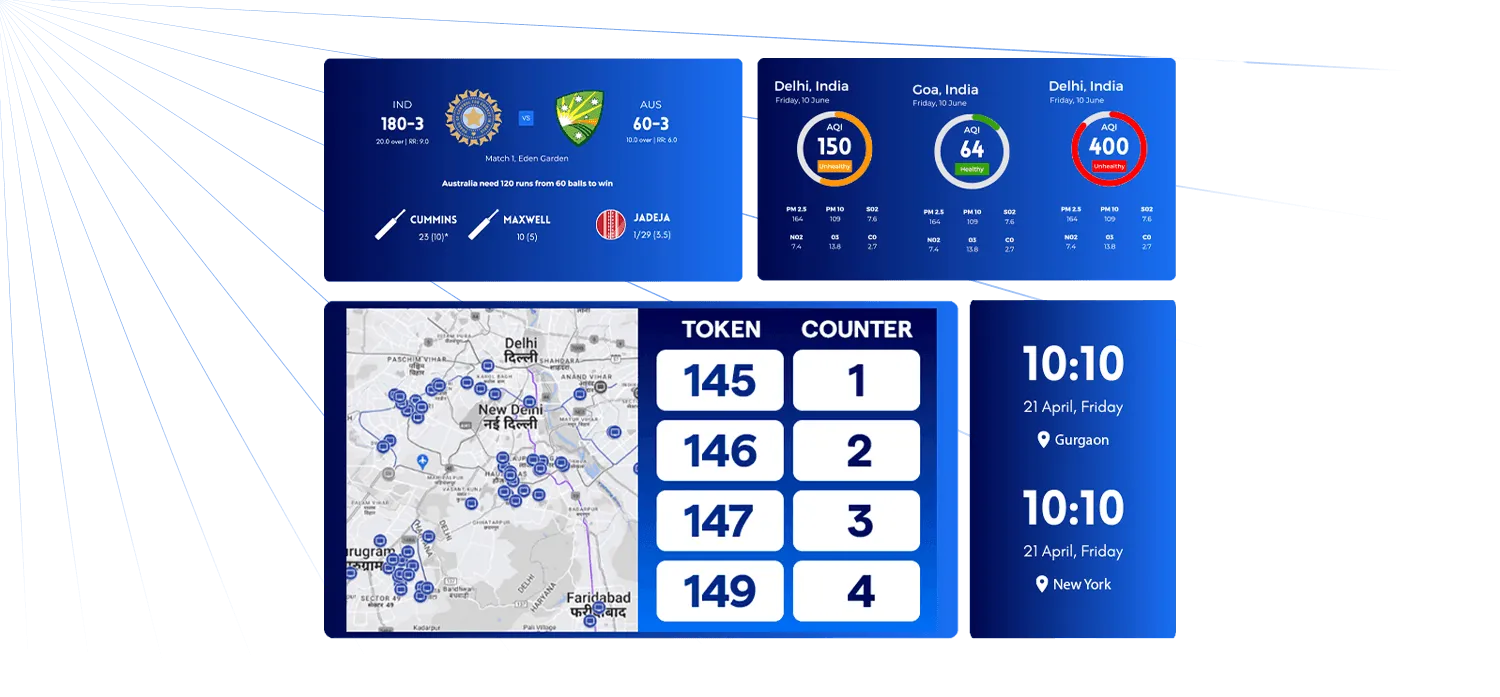 Widgets en vivo