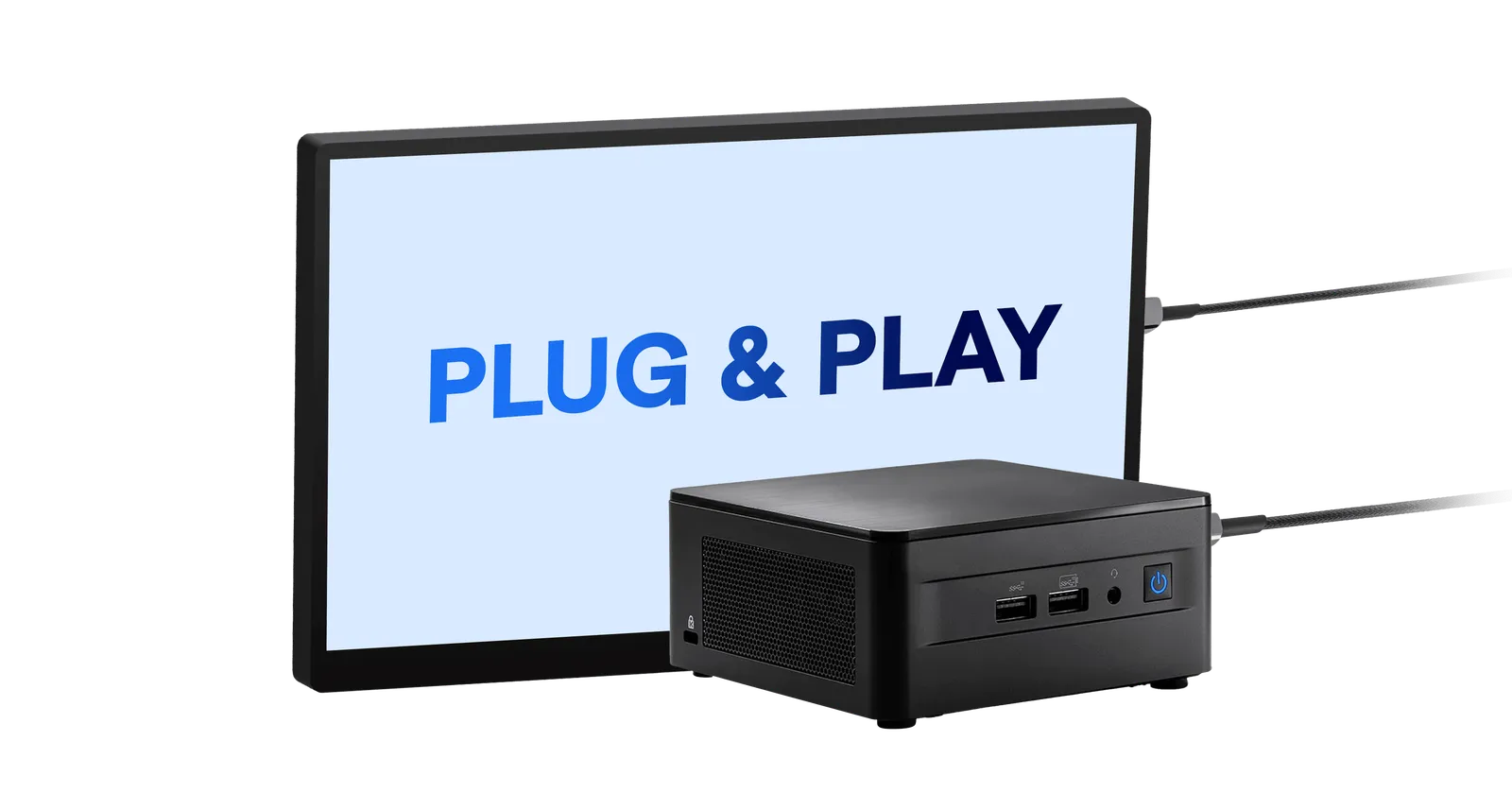 Easy plug-and-play digital signage player setup without IT support or technical hassle.