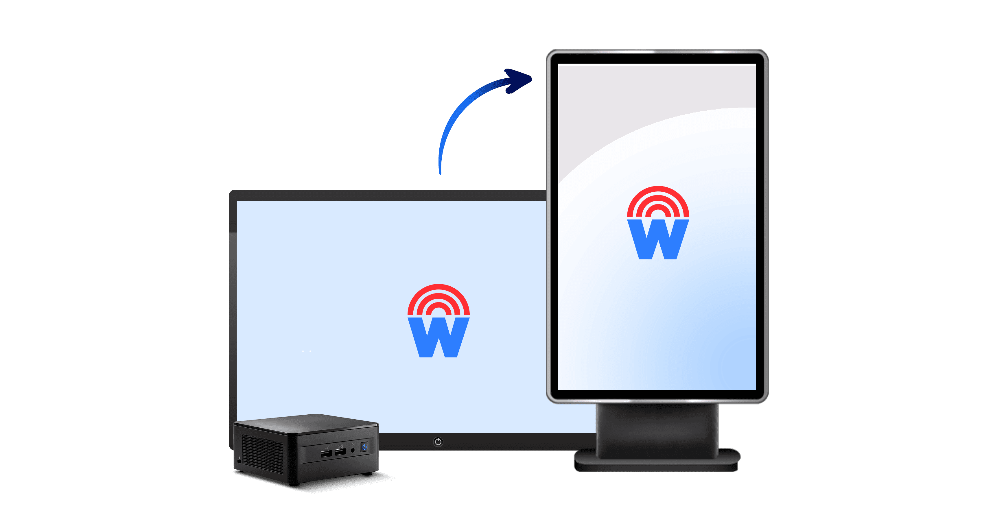 Digital signage player supporting smooth playback of multiple videos simultaneously on one or more screens.