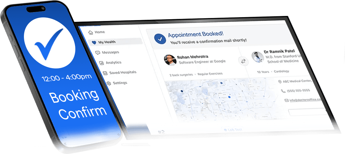 Reservation and booking integration view